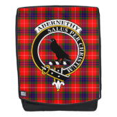 De Abernethy Clan Crest Tartan Rugtassen (Voorkant)