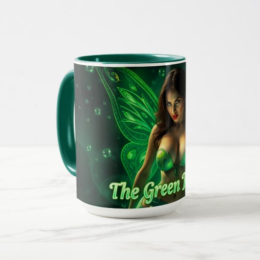 De Absint Green Fairy Mok (Voorkant links)