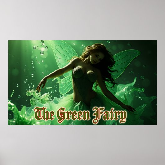 De Absint Green Fairy Poster (Voorkant)