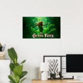 De Absint Green Fairy Poster (Thuiskantoor)