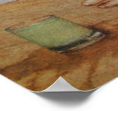 De Absinthe Drinker Poster (Hoek)