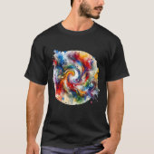 De Abstract Swirlies T-shirt (Voorkant)