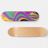 De Abstracte 3D Rainbowart Persoonlijk Skateboard (Horizontaal)