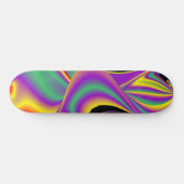 De Abstracte 3D Rainbowart Persoonlijk Skateboard (Horizontaal)