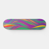 De Abstracte 3D Rainbowart Persoonlijk Skateboard (Horizontaal)