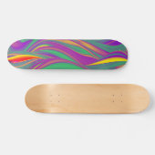 De Abstracte 3D Rainbowart Persoonlijk Skateboard (Horizontaal)