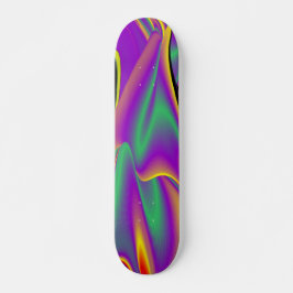 De Abstracte 3D Rainbowart Persoonlijk Skateboard