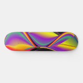 De Abstracte 3D Rainbowart Persoonlijk Skateboard (Horizontaal)