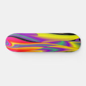 De Abstracte 3D Rainbowart Persoonlijk Skateboard (Horizontaal)