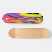 De Abstracte 3D Rainbowart Persoonlijk Skateboard (Horizontaal)