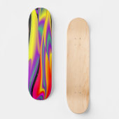 De Abstracte 3D Rainbowart Persoonlijk Skateboard (Voorkant)