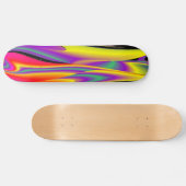 De Abstracte 3D Rainbowart Persoonlijk Skateboard (Horizontaal)