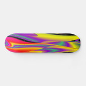 De Abstracte 3D Rainbowart Persoonlijk Skateboard (Horizontaal)