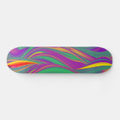 De Abstracte 3D Rainbowart Persoonlijk Skateboard (Horizontaal)