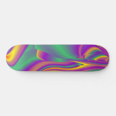 De Abstracte 3D Rainbowart Persoonlijk Skateboard (Horizontaal)