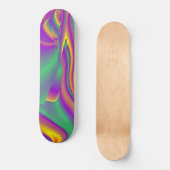 De Abstracte 3D Rainbowart Persoonlijk Skateboard (Voorkant)