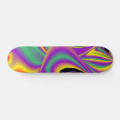 De Abstracte 3D Rainbowart Persoonlijk Skateboard (Horizontaal)