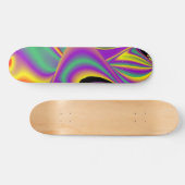 De Abstracte 3D Rainbowart Persoonlijk Skateboard (Horizontaal)