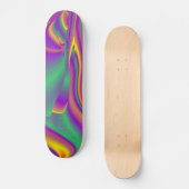 De Abstracte 3D Rainbowart Persoonlijk Skateboard (Voorkant)