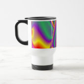 De Abstracte 3D Rainbowart Reisbeker (Links)