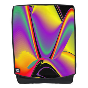 De Abstracte 3D Rainbowart Rugtassen