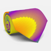 De Abstracte 3D Rainbowart Stropdas (Opgerold)