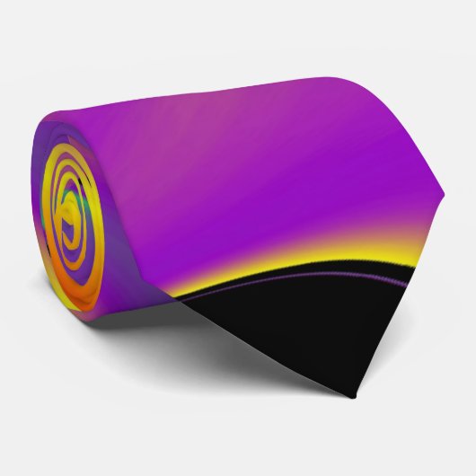 De Abstracte 3D Rainbowart Stropdas (Opgerold)