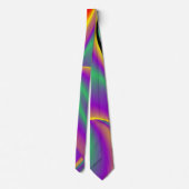 De Abstracte 3D Rainbowart Stropdas (Achterkant)