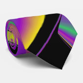 De Abstracte 3D Rainbowart Stropdas (Opgerold)