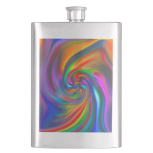 De abstracte Achtergrond beweegt Zachte II spiraal Heupfles