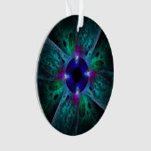 De Abstracte Art Acrylcirkel van het oog Ornament (voorkant)
