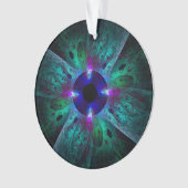 De Abstracte Art Acrylcirkel van het oog Ornament (voorkant)