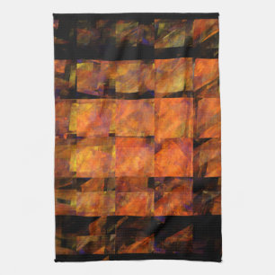 De Abstracte Art Kitchen Towel aan de muur Theedoek