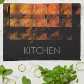 De Abstracte Art Kitchen Towel aan de muur Theedoek (Gevouwen)