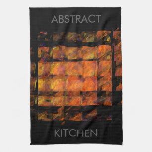 De Abstracte Art Kitchen Towel aan de muur Theedoek