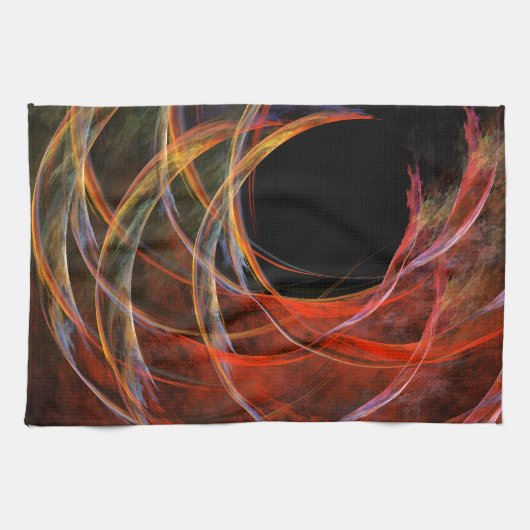 De Abstracte Art Kitchen Towel breken Theedoek (Horizontaal)
