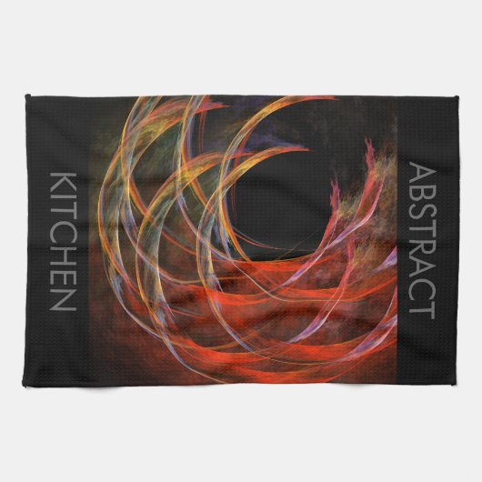 De Abstracte Art Kitchen Towel breken Theedoek (Horizontaal)