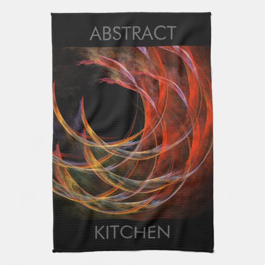 De Abstracte Art Kitchen Towel breken Theedoek (Verticaal)