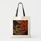 De Abstracte Art Monogram Bag breken Tote Bag (Voorkant)