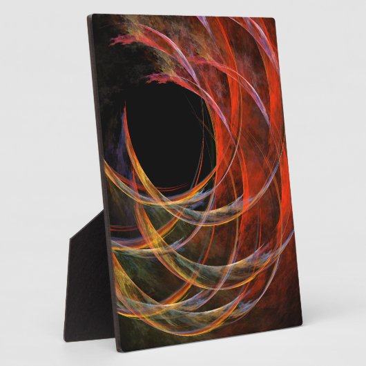 De Abstracte Art Plaque van de Cirkel breken Fotoplaat (Zijkant)