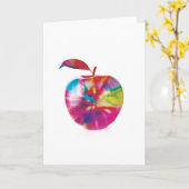 De abstracte Arty Kaart van Groeten - Gekleurd (Gele Bloem)