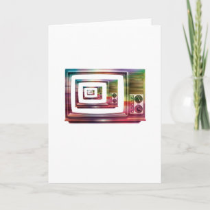De abstracte Arty Kaart van Groeten - TV binnen