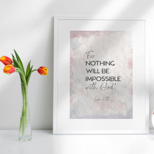 De Abstracte Bijbelse muur Poster