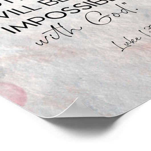 De Abstracte Bijbelse muur Poster (Hoek)