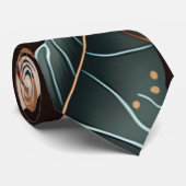 De Abstracte bladeren Stropdas (Opgerold)