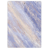 De Abstracte Blauwe en Beige Slagen van de Verf va Klembord (Achterkant)