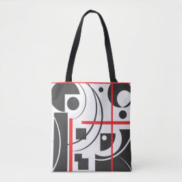 De abstracte build design canvas tas