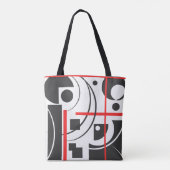 De abstracte build design canvas tas (Achterkant)