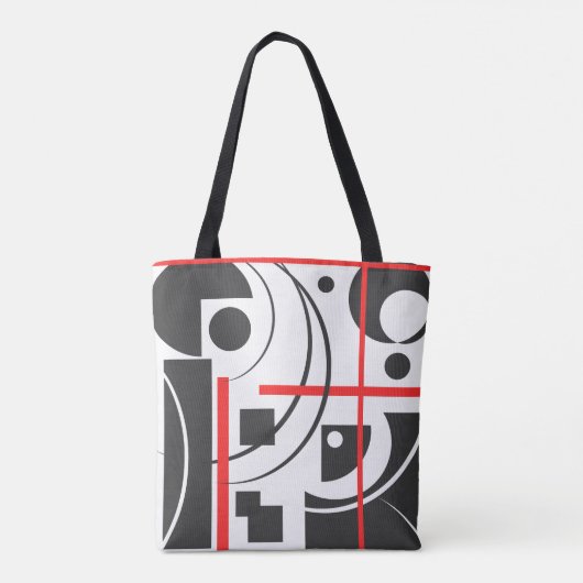 De abstracte build design canvas tas (Achterkant)