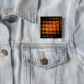 De Abstracte Button voor de muur (vierkant) (In situ)